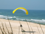  Thrust paramotor flying near Ashdod