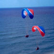  Two Thrust gliders flying in formation