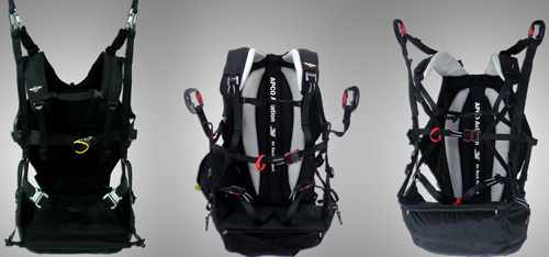Paramotor harnesses range update